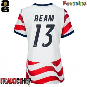 Stati Uniti Tim Ream #13 Prima Maglia Femmina Mondiali 2026 Manica Corta